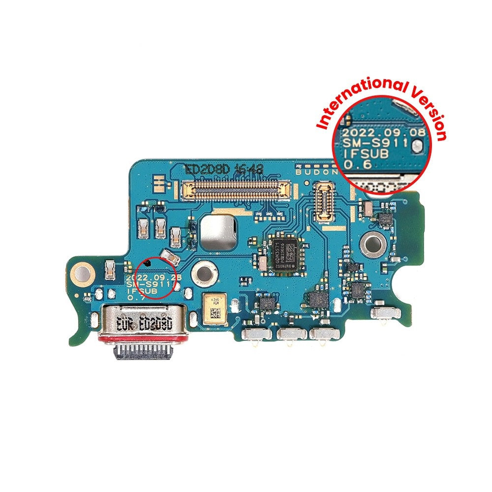 Charging Port Board for Samsung Galaxy S23 5G S911B GH96-15783A (Gold) Charging Port Board for Samsung Galaxy S23 5G S911B GH96-15783A (Gold)